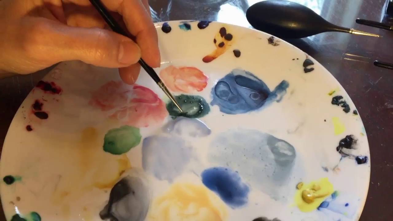 1280x720 Whattarey'At - Piano Keys Painting