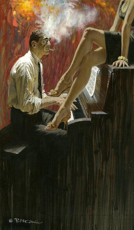 527x900 Piano Man Art Fine Art America - Piano Man Painting