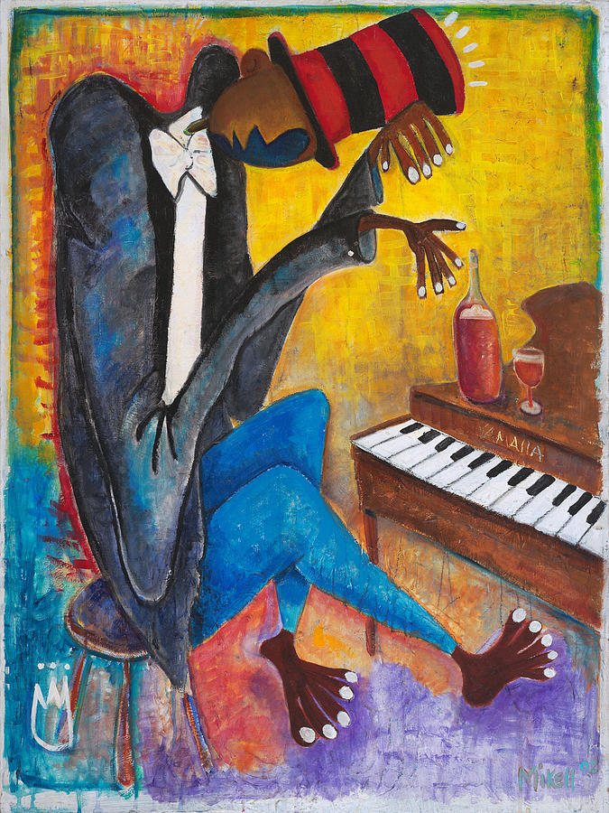 Piano Man Painting at PaintingValley.com | Explore collection of Piano ...