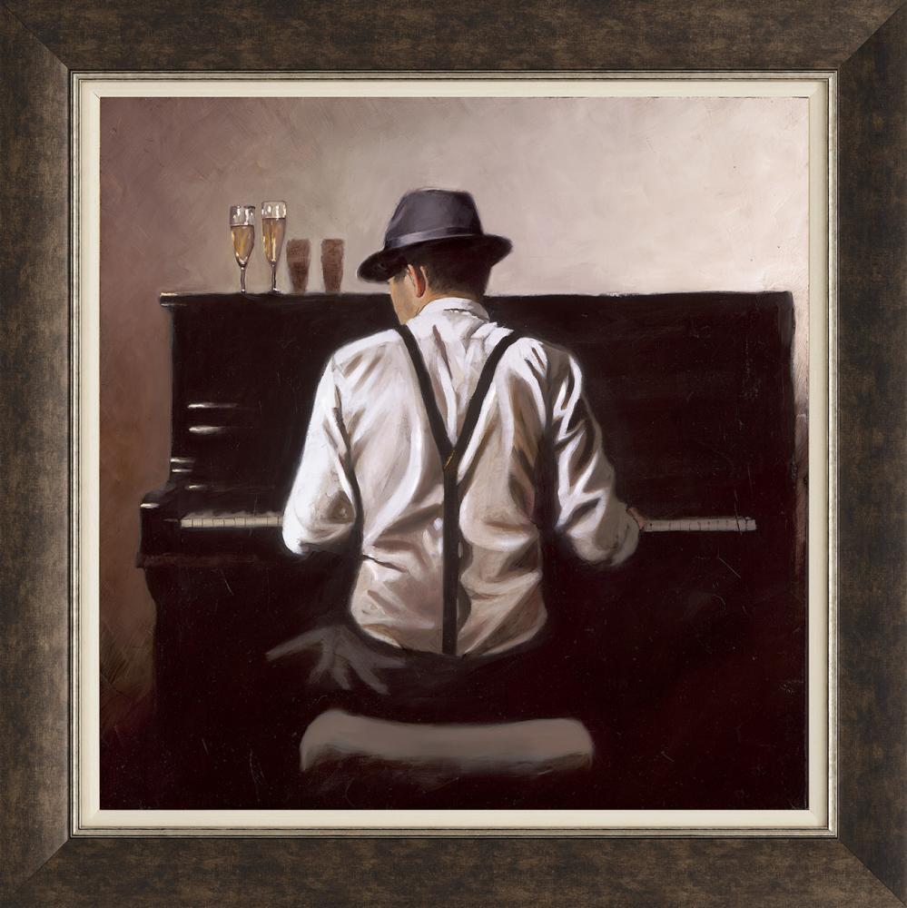 999x1000 Piano Man By Richard Blunt - Piano Man Painting