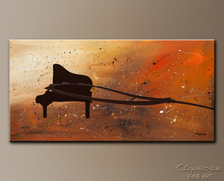 Piano Painting Abstract at PaintingValley.com | Explore collection of ...