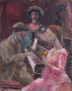 240x302 Yetty - Piano Player Painting