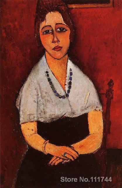 417x640 Women Painting Elena Picard Amedeo Modigliani Artwork On Canvas - Picard Painting