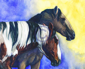 300x243 Mustang A Day Personal Challenge Of Lindalmartin Picasso - Picasso Band Painting