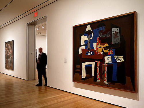 500x375 Three Musicians By Pablo Picasso - Picasso Band Painting