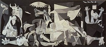 349x156 Guernica (Picasso) - Picasso Bull Painting