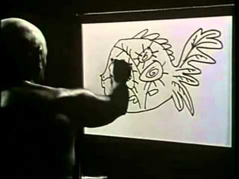 480x360 Pablo Picasso - Picasso Fish Painting