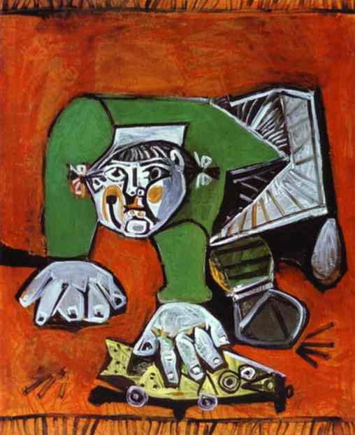 508x622 Pablo Picasso Paloma With Celluloid Fish, 1950 - Picasso Fish Painting