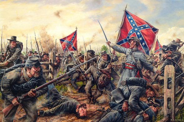 588x391 Picketts Charge Painting - Picketts Charge Painting