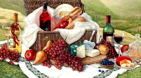 560x313 The Picnic Painting You With Words - Picnic Basket Painting