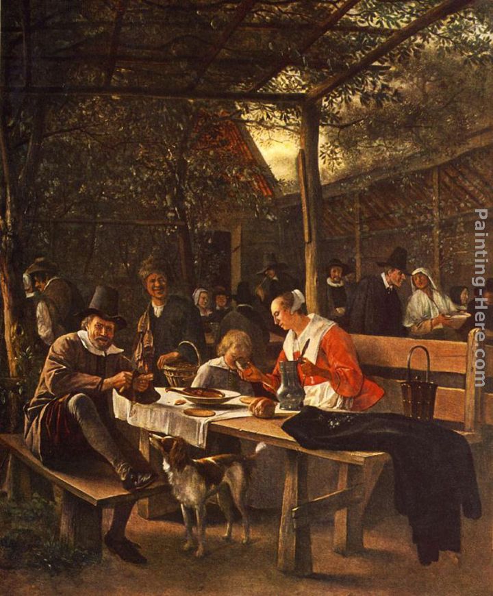 720x870 Jan Steen The Picnic Painting Anysize 50% Off - Picnic Painting