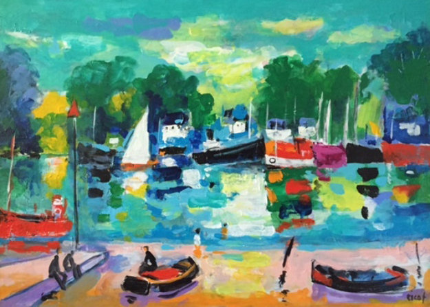 625x447 Maree Basse 2012 24x30 By Jean Claude Picot - Picot Painting