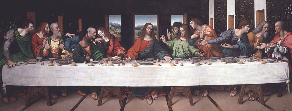 1024x390 Filegiampietrino Last Supper Ca 1520.jpg - Picture Of The Last Supper Painting