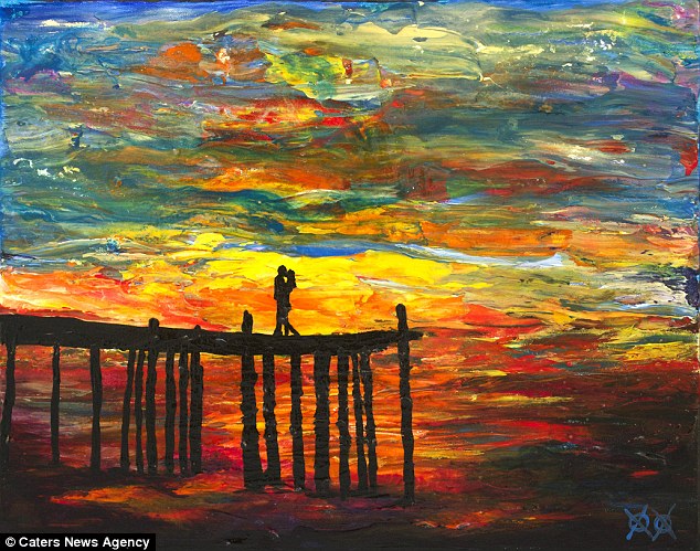 634x499 Painter John Bramblitt Discovers A Love Of Art After Going Blind - Pictures Of Painting