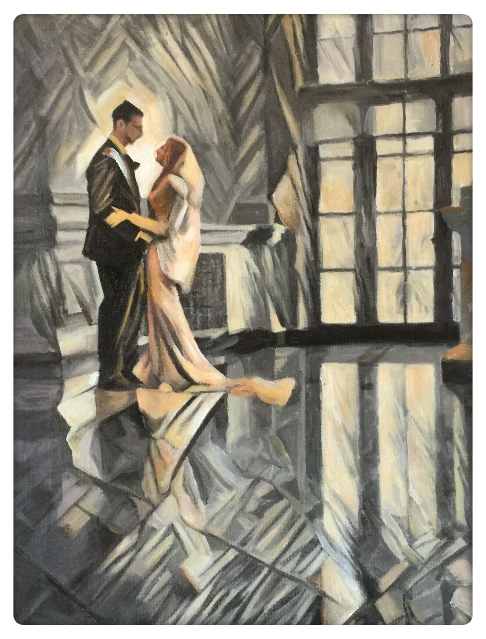 1594x2096 Photo To Painting By Artists, Custom Hand Painted Canvas Oil - Pictures To Painting