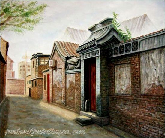 550x459 Building Photo To Painting - Pictures To Painting