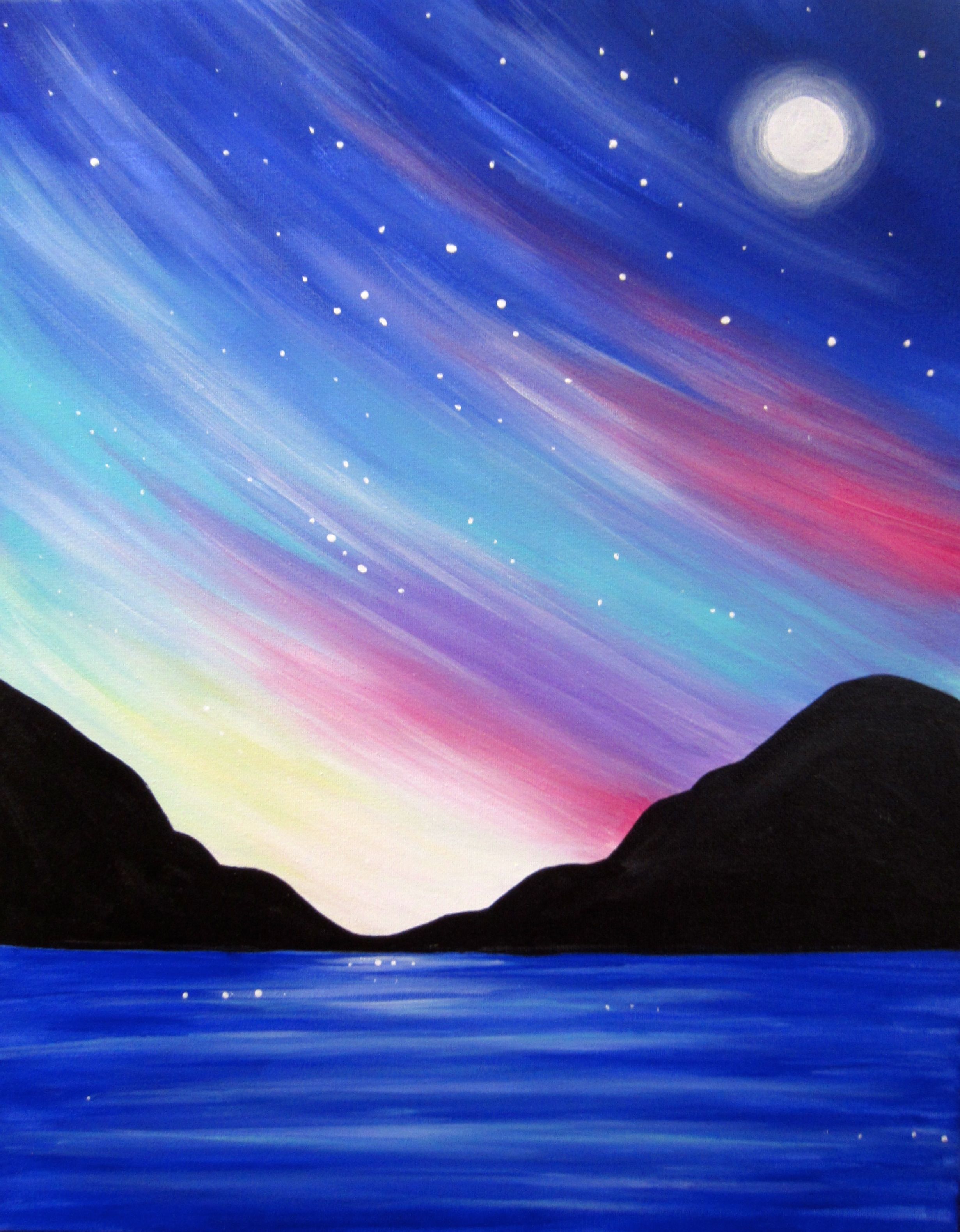 2461x3160 Can'T Wait To Paint This Celestial Seascape With Lori Next Month - Pictures To Painting