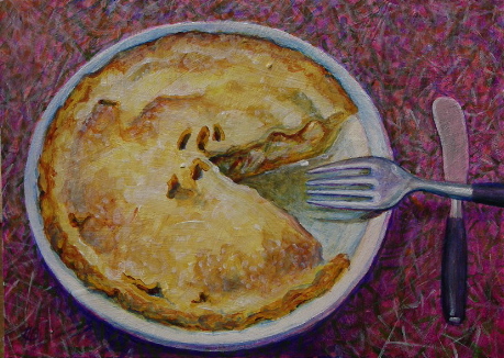 459x326 Offerings Apple Pie - Pie Painting