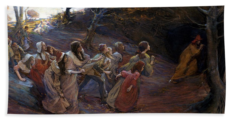 967x500 The Pied Piper Of Hamelin Beach Sheet For Sale By Elizabeth Adela - Pied Piper Painting