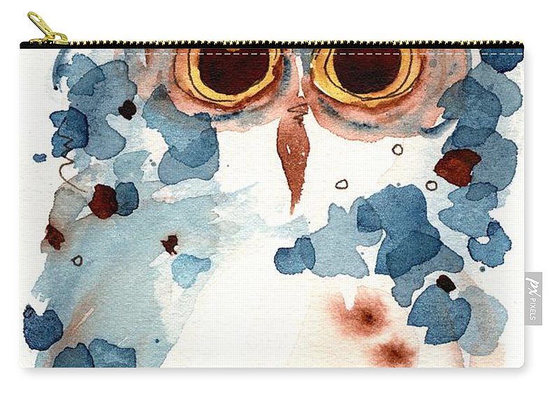 800x570 Pier 1 Owl Carry All Pouch For Sale By Dawn Derman - Pier One Owl Painting