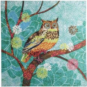 300x300 Pier One Poppy Owl Art Teal - Pier One Owl Painting
