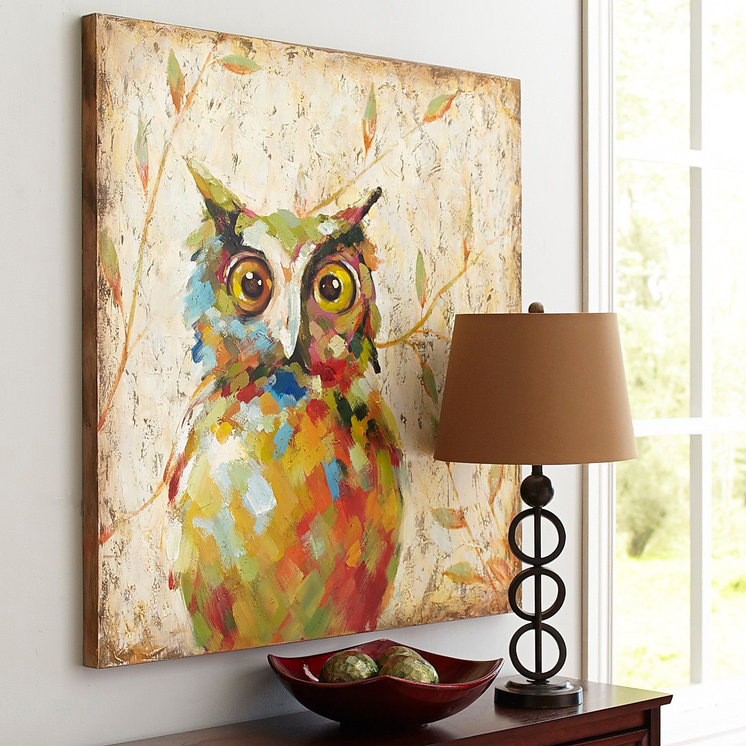 1500x1500 Quirky Owl Art Pier 1 Imports - Pier One Owl Painting