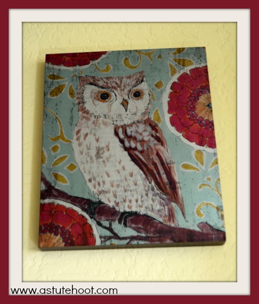 511x600 New Year, New Office - Pier One Owl Painting