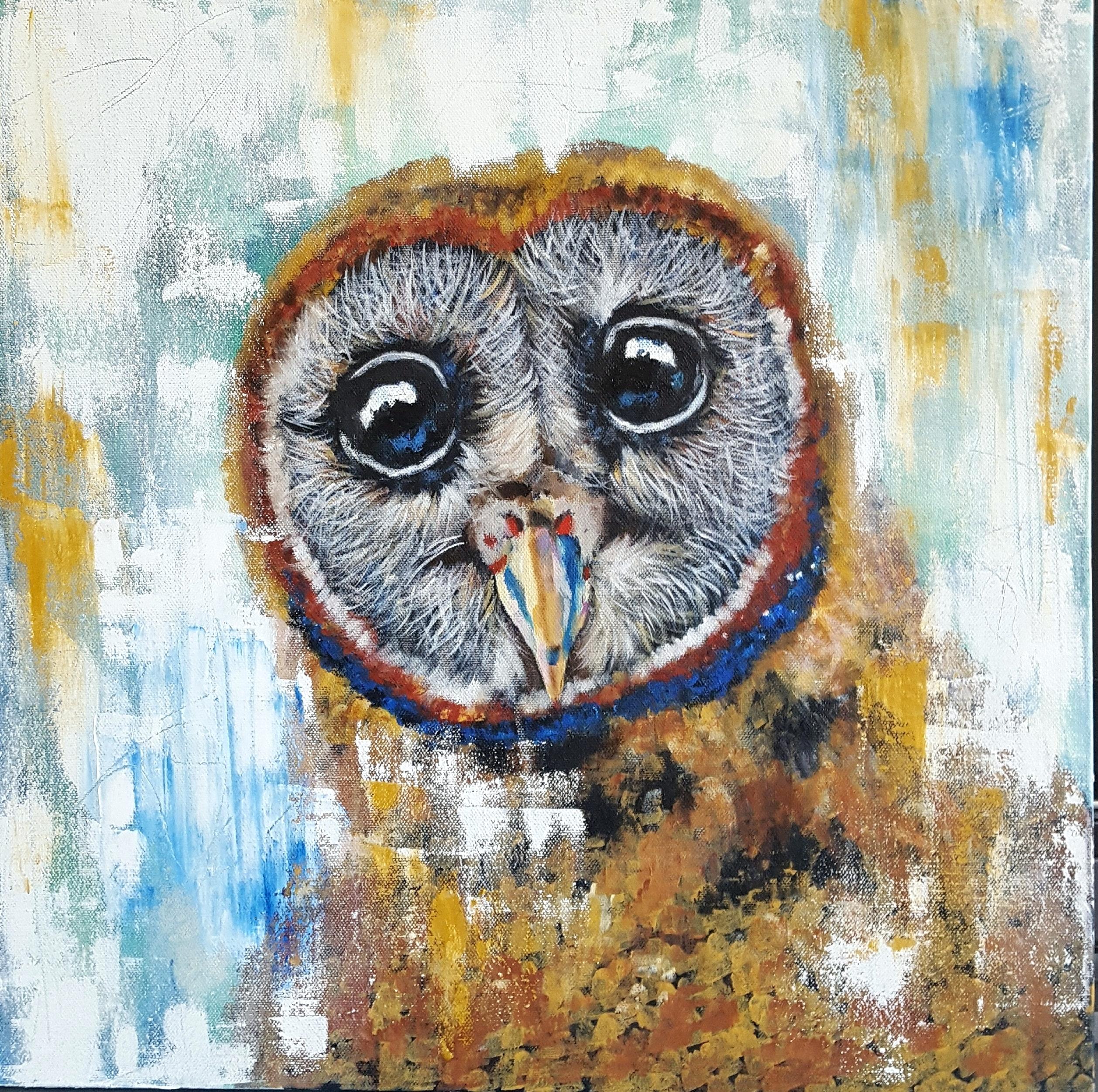 2516x2502 Owl Painting Paintings Images Easy Tutorial Pier One - Pier One Owl Painting