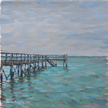 420x421 Painting - Pier Painting