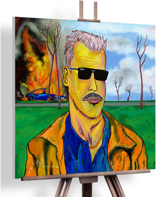 315x394 Pierce Brosnan Paintings ~ Wcdf - Pierce Brosnan Painting