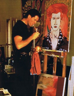 250x323 Pierce Brosnan Paintings - Pierce Brosnan Painting