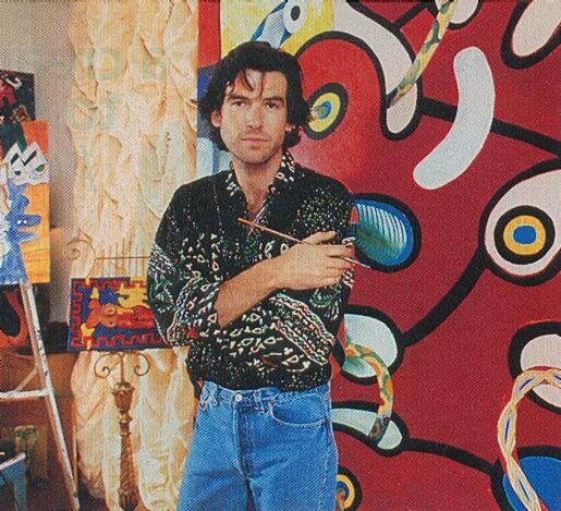 515x469 Pierce Brosnan Files Gallery Art - Pierce Brosnan Painting