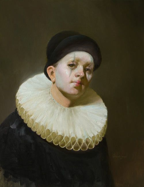 500x650 Painting Of Pierrot D.i.d. Artwork Inspiration - Pierrot Painting