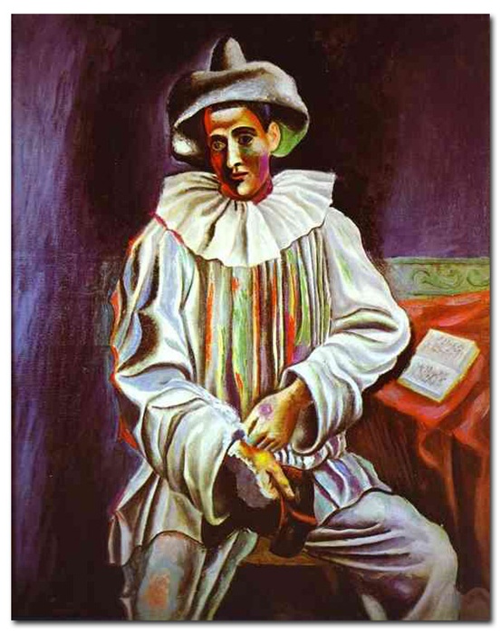 553x700 Pierrot - Pierrot Painting