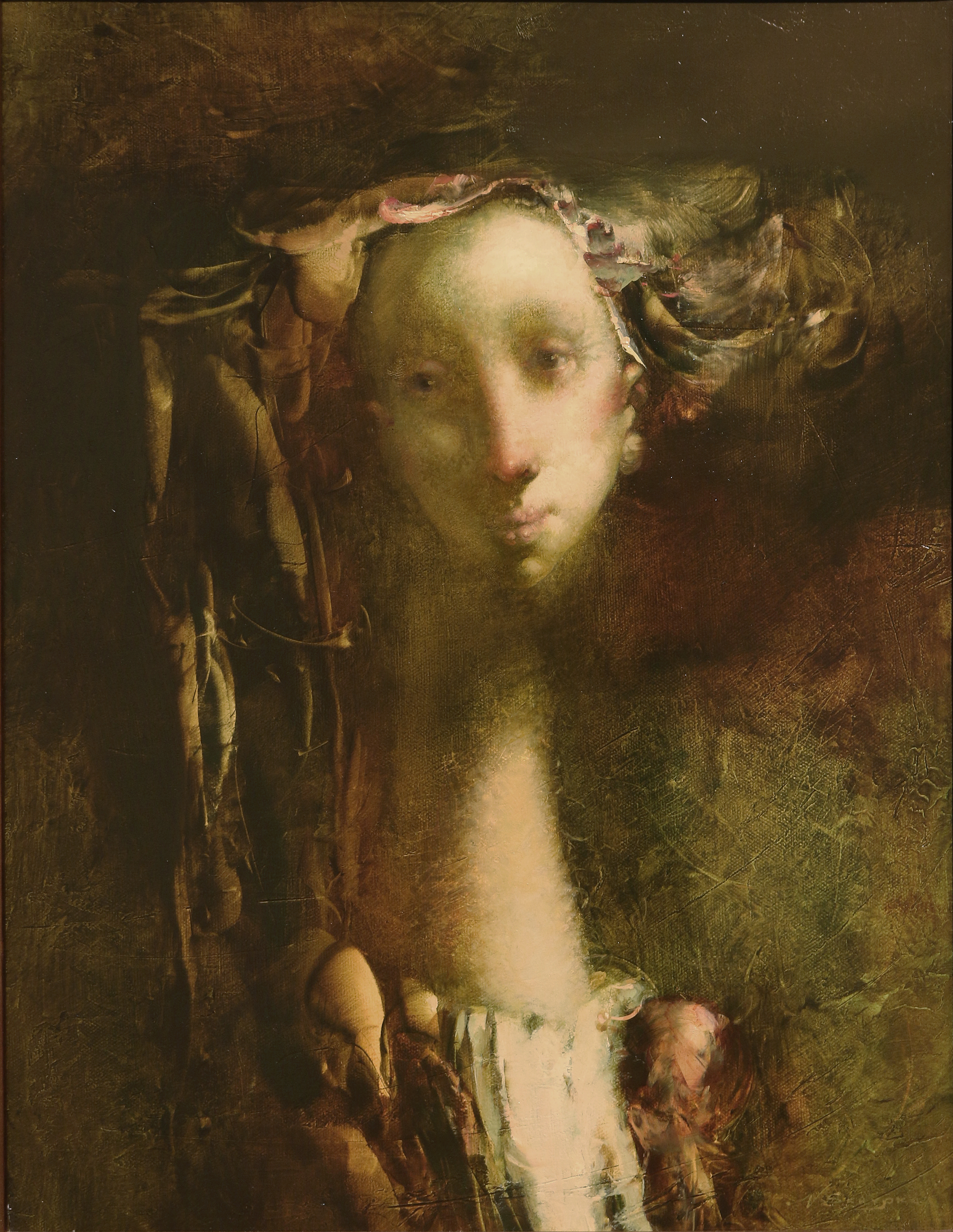 2880x3720 Valeriy Skrypka Pierrot Oil On Linen Painting - Pierrot Painting