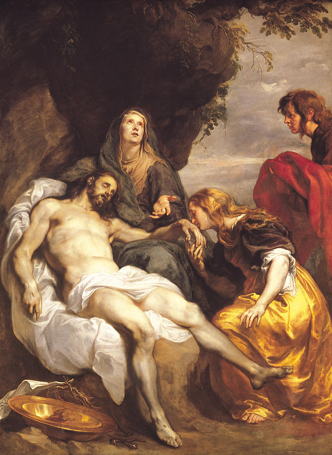 658x900 Pieta Painting By Sir Anthony Van Dyck - Pieta Painting