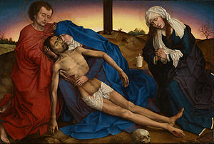 300x202 (Van Der Weyden) - Pieta Painting