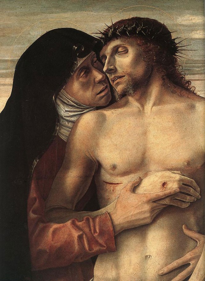 665x913 The By Giovanni Bellini, Weeping Works Of Art Italian Ways - Pieta Painting