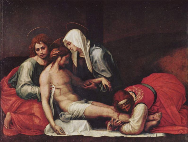 796x599 Painting - Pieta Painting