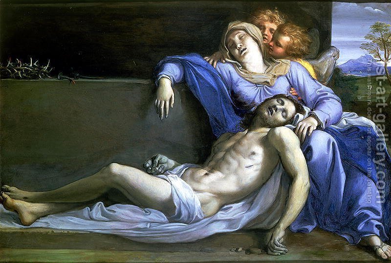 800x537 Pieta, C.1603 Annibale Carracci Reproduction 1st Art Gallery - Pieta Painting