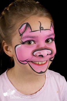 233x350 Piggy - Pig Face Painting