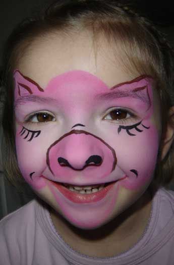 345x525 53682 24 Big.jpg Pixels Face Painting - Pig Face Painting