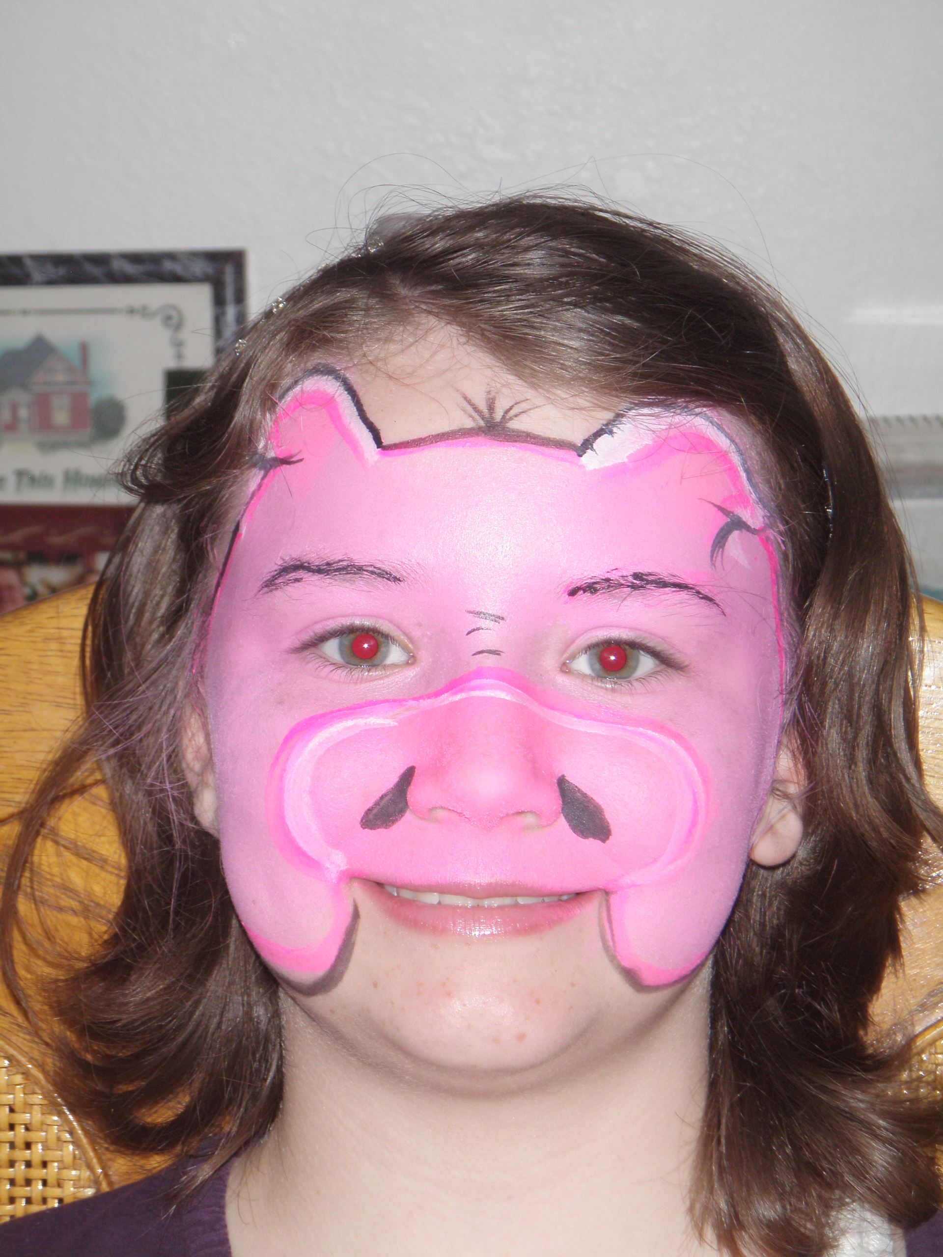 Pig Face Painting At PaintingValley Com Explore Collection Of Pig   Pig Face Painting 7 