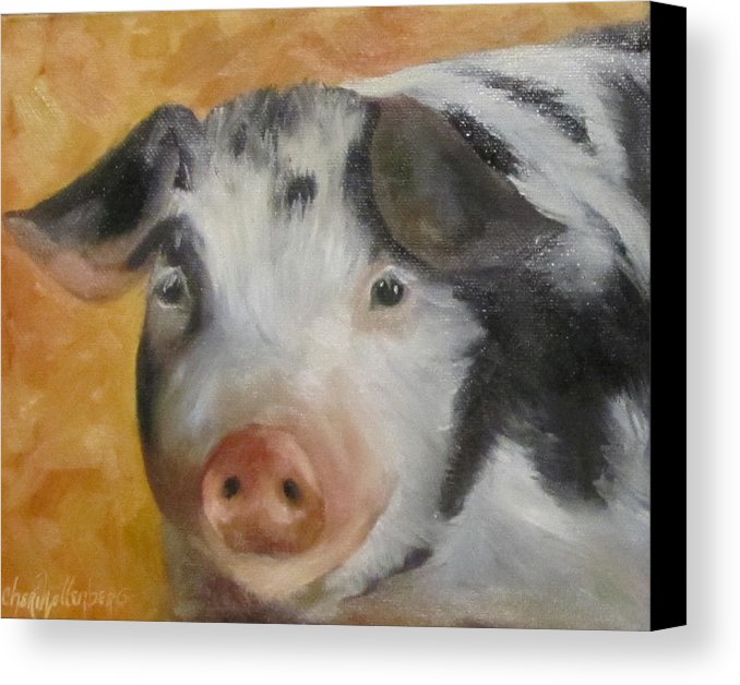 Pig Painting On Canvas at PaintingValley.com | Explore collection of ...