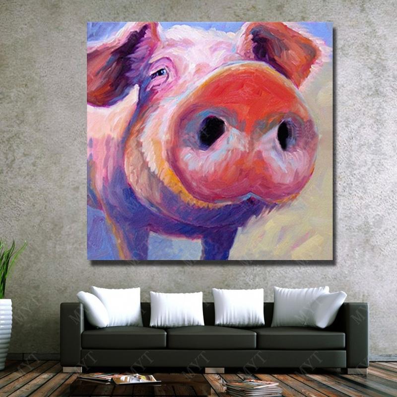 800x800 Pink Piggy - Piggy Painting