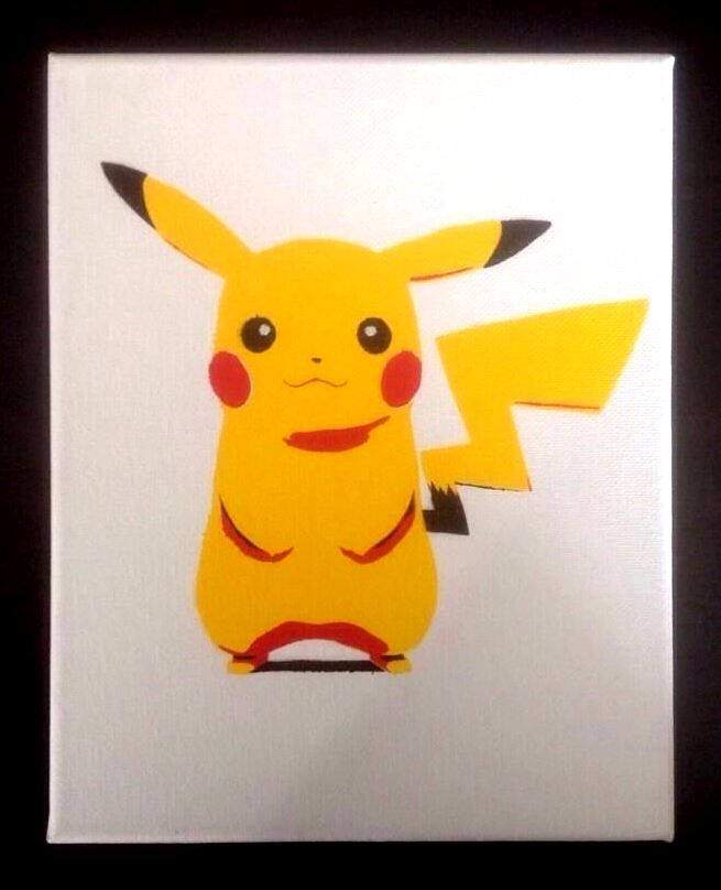 655x808 Pikachu Paint Splatter Graphics By - Pikachu Painting