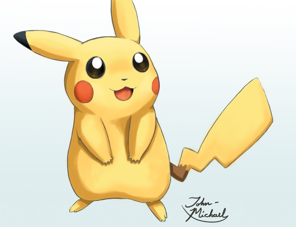 1019x784 Pikachu Painting By Shipynine - Pikachu Painting