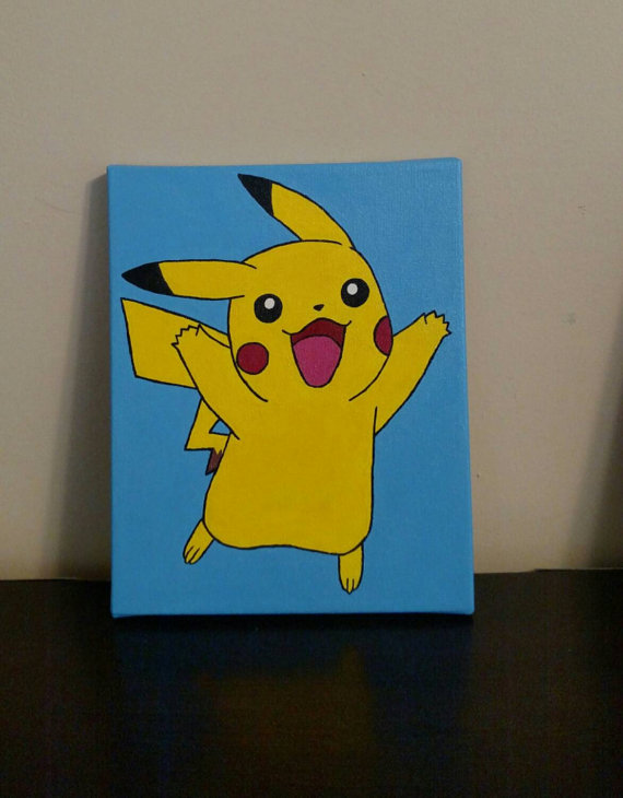 570x730 Pikachu Painting - Pikachu Painting