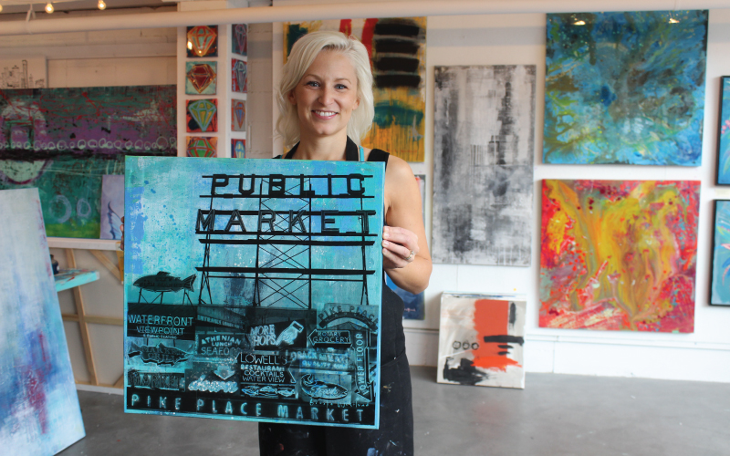 800x500 Meet The Entrepreneurial Women Of Western Ave. Pike Place Market - Pike Place Market Painting