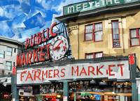 200x145 Stunning Pike Place Market Artwork For Sale On Fine Art Prints - Pike Place Market Painting